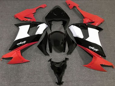 Affordable 2008-2010 Kawasaki ZX10R Motorcycle Fairings - Glossy Red Black and White Australia