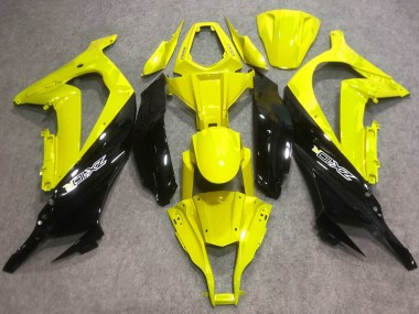 Affordable 2016-2020 Kawasaki ZX10R Motorcycle Fairings - Yellow Glossy Black Australia