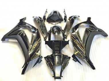 Affordable 2011-2015 Kawasaki ZX10R Motorcycle Fairings - Silver Glossy Black Matte Black Gold Australia