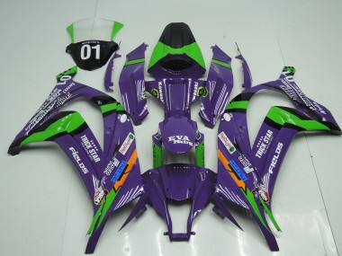Affordable 2011-2015 Kawasaki ZX10R Motorcycle Fairings - Purple Black Green Orange White Trick Star Eva Racing OEM Style Australia