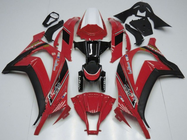 2011-2015 Kawasaki ZX10R Motorcycle Fairings - White Red Glossy Black OEM Style Australia