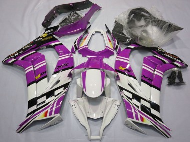 Affordable 2011-2015 Kawasaki ZX10R Motorcycle Fairings - Purple Black White Yellow Australia