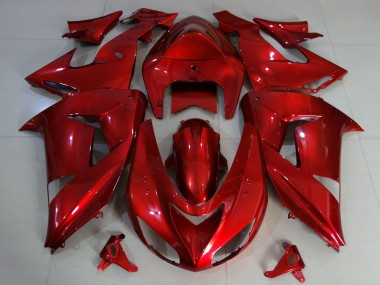 Affordable 2006-2007 Kawasaki ZX10R Motorcycle Fairings - Deep Red Australia