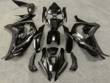 Affordable 2016-2020 Kawasaki ZX10R Motorcycle Fairings - Matte Black Grey Ninja Australia