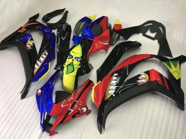 Affordable 2016-2020 Kawasaki ZX10R Motorcycle Fairings - Red Blue Yellow Black Shark Australia