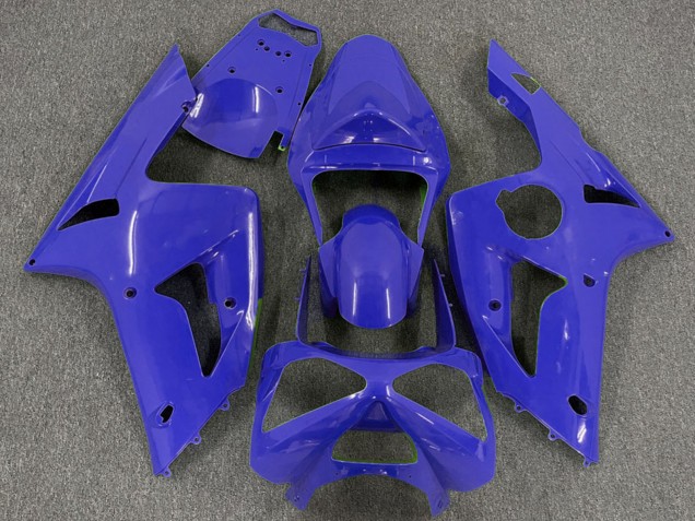 2003-2004 Kawasaki ZX6R Motorcycle Fairings - Blue Australia