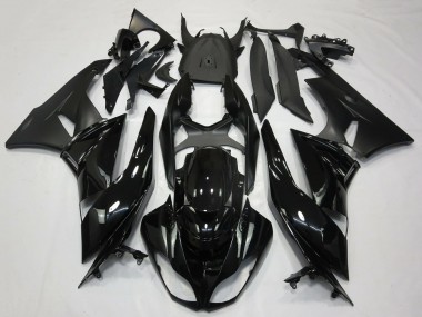 Affordable 2009-2012 Kawasaki ZX6R Motorcycle Fairings - Glossy Black Matte Black Australia