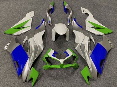 Affordable 2019-2022 Kawasaki ZX6R Motorcycle Fairings - White Silver Green Blue Australia