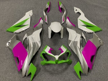 Affordable 2019-2022 Kawasaki ZX6R Motorcycle Fairings - White Silver Green Pink Australia