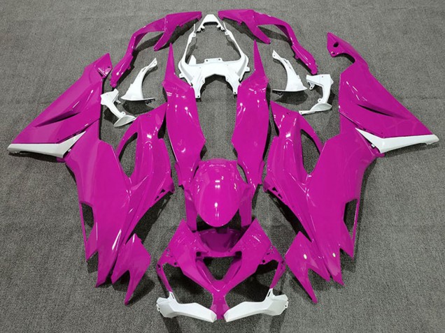 2019-2022 Kawasaki ZX6R Motorcycle Fairings - White Hot Pink Australia