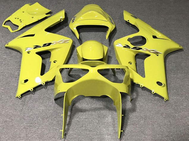 2003-2004 Kawasaki ZX6R Motorcycle Fairings - Yellow Australia