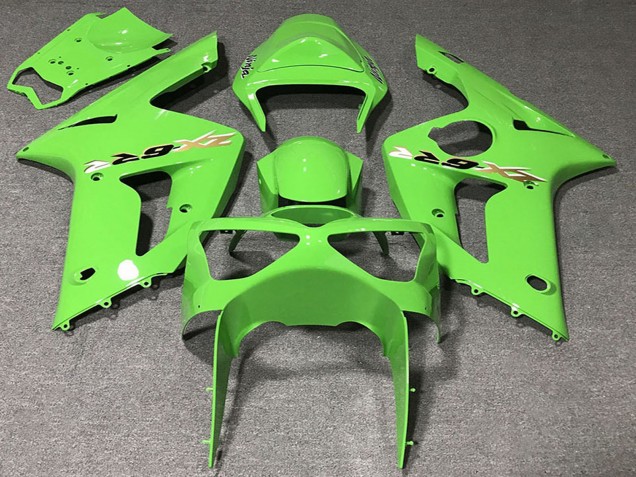 2003-2004 Kawasaki ZX6R Motorcycle Fairings - Light Green Australia