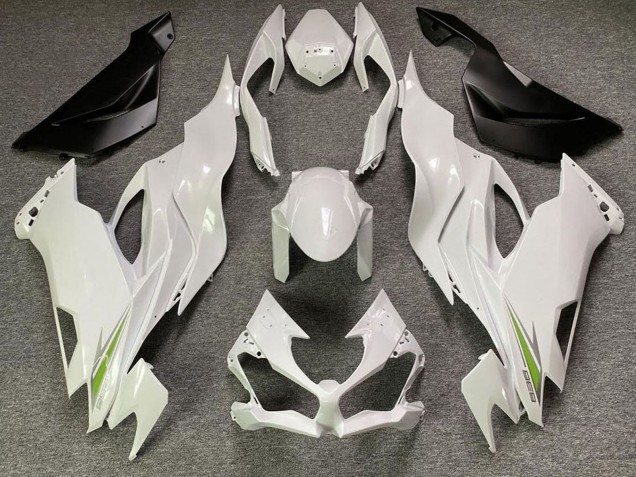 2019-2022 Kawasaki ZX6R Motorcycle Fairings - Pearl White Green Australia