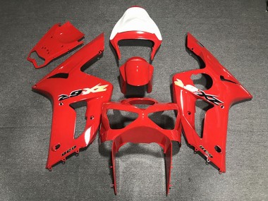 Affordable 2003-2004 Kawasaki ZX6R Motorcycle Fairings - Red 636 Australia
