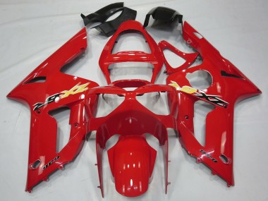 Affordable 2003-2004 Kawasaki ZX6R Motorcycle Fairings - Red Australia