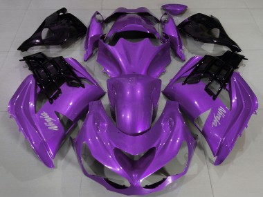 Affordable 2012-2024 Kawasaki ZX14R Motorcycle Fairing - Purple Black Australia