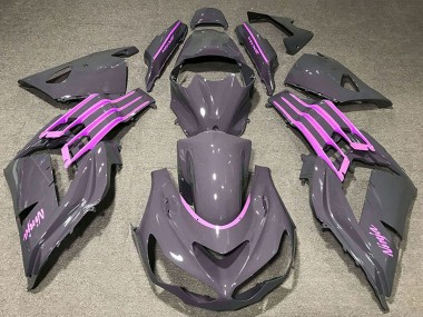 Affordable 2012-2024 Kawasaki ZX14R Motorcycle Fairings - Nardo Grey Pink Australia