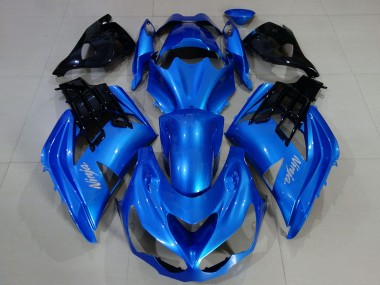 Affordable 2012-2024 Kawasaki ZX14R Motorcycle Fairings - Blue Black Australia