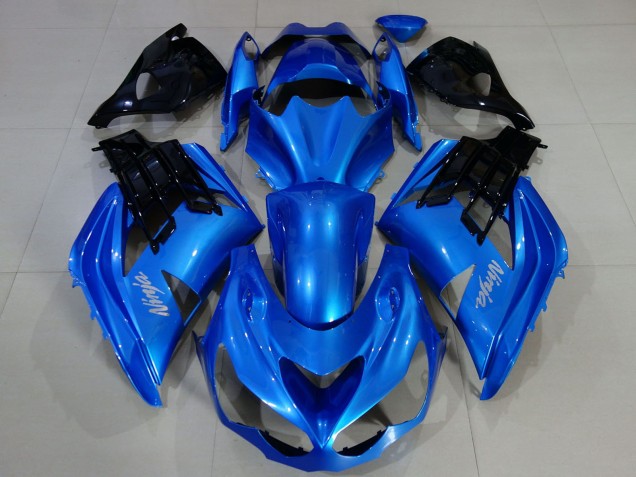 2012-2024 Kawasaki ZX14R Motorcycle Fairings - Blue Black Australia