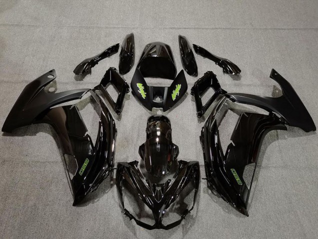 2009-2011 Kawasaki Ninja 650R Motorcycle Fairings - Glossy Black Green Australia