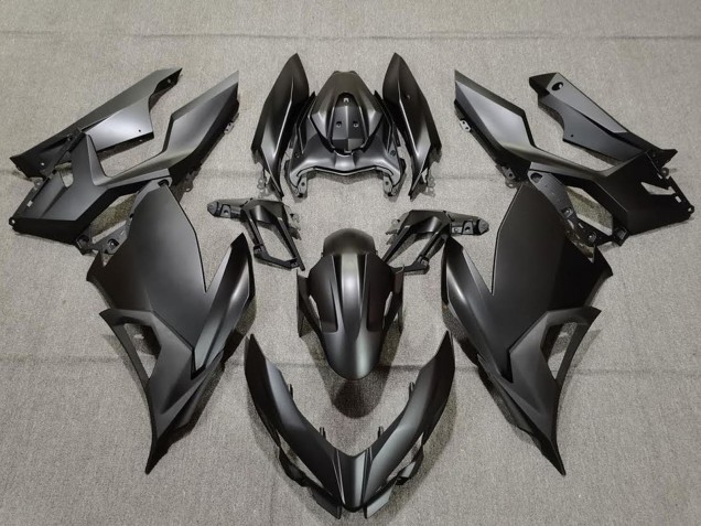 2018-2024 Kawasaki Ninja 400 Motorcycle Fairings - Matte Black Australia