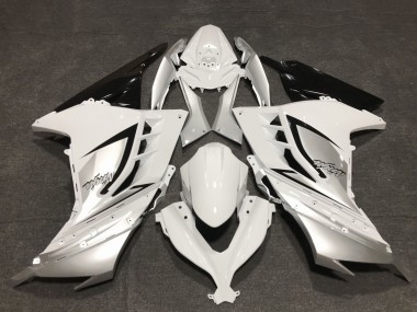 Affordable 2013-2017 Kawasaki Ninja 300 Motorcycle Fairings - Glossy White Silver Black Australia