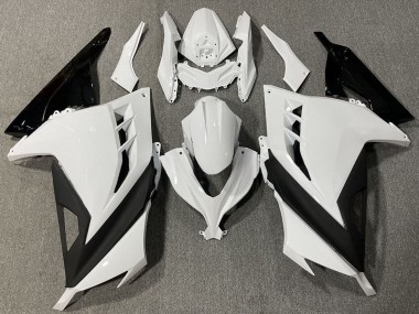 Affordable 2013-2017 Kawasaki Ninja 300 Motorcycle Fairings - White Black Australia