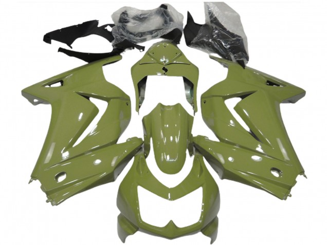 2008-2012 Kawasaki Ninja 250 Motorcycle Fairings - Olive Green Australia