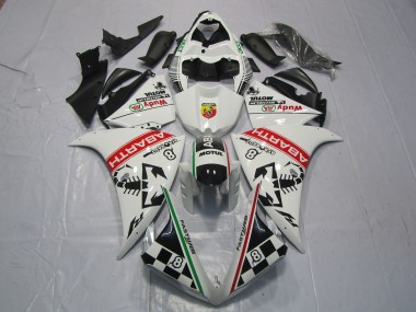 Affordable 2012-2014 Yamaha R1 Motorcycle Fairings - White Red Green Black Abarth Wudy Motul Australia