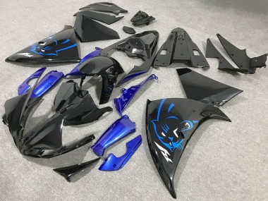 Affordable 2009-2011 Yamaha R1 Motorcycle Fairings - Glossy Black Blue Panther Australia