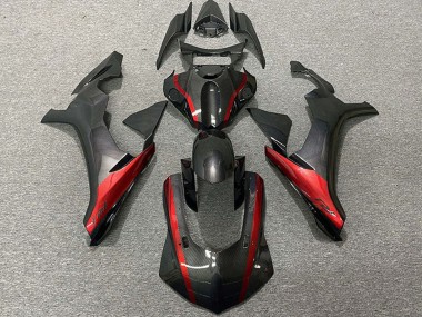 Affordable 2015-2019 Yamaha R1 Motorcycle Fairings - Carbon Fiber Style Red Australia