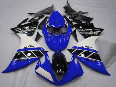 Affordable 2012-2014 Yamaha R1 Motorcycle Fairings - White Blue Glossy Black Australia
