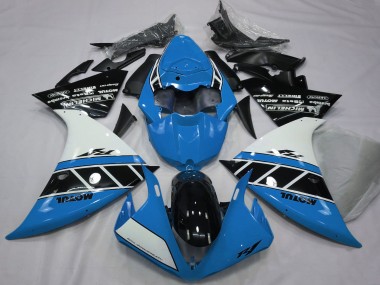 Affordable 2012-2014 Yamaha R1 Motorcycle Fairings - Blue White Glossy Black Australia