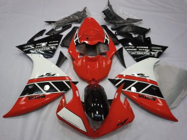Affordable 2012-2014 Yamaha R1 Motorcycle Fairings - Red White Glossy Black Australia