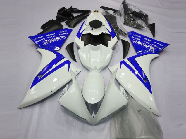 2012-2014 Yamaha R1 Motorcycle Fairings - White Blue Australia
