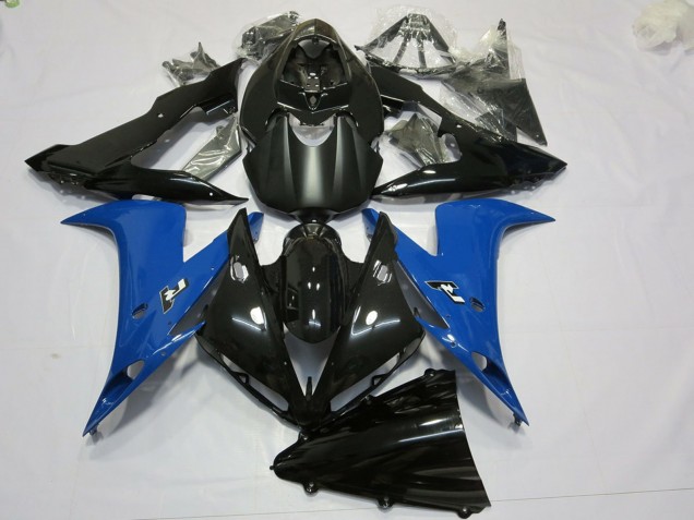 2004-2006 Yamaha R1 Motorcycle Fairings - Glossy Black Matte Black Blue Australia