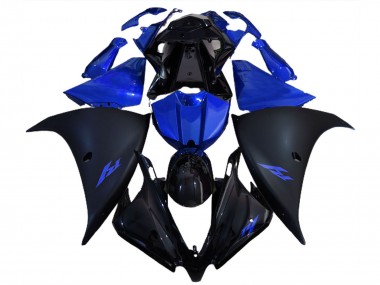 Affordable 2012-2014 Yamaha R1 Motorcycle Fairings - Glossy Black Matte Black Blue Australia