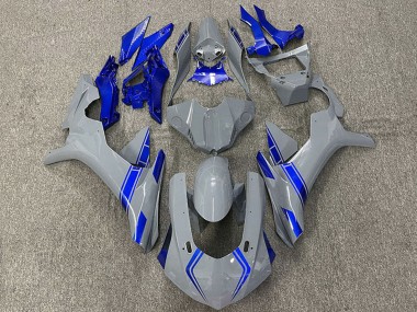 Affordable 2015-2019 Yamaha R1 Motorcycle Fairings - Nardo Grey Blue Australia