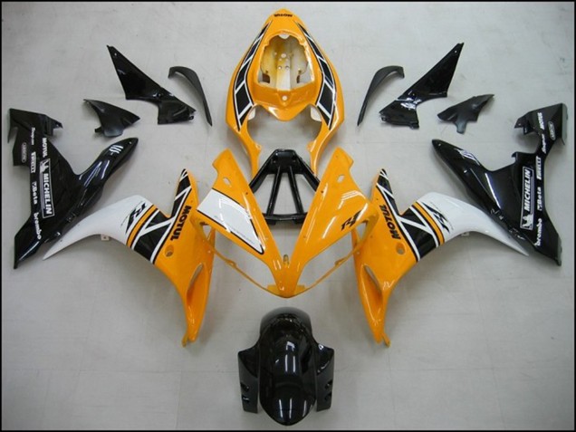 2004-2006 Yamaha R1 Motorcycle Fairings - Yellow White Black OEM Style Australia