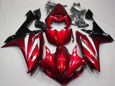 Affordable 2007-2008 Yamaha R1 Motorcycle Fairings - Red White Black Australia