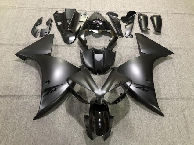2012-2014 Yamaha R1 Motorcycle Fairings - Glossy Black Matte Black Australia