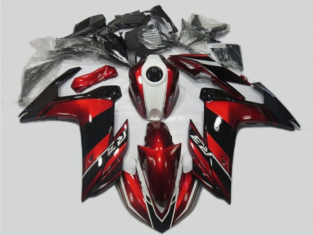 2015-2018 Yamaha R3 Motorcycle Fairing Kits - Red White Glossy Black Australia