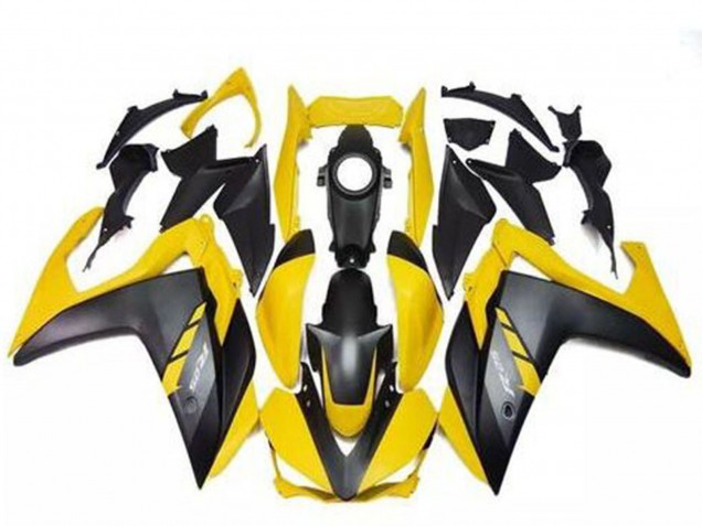2015-2018 Yamaha R3 Motorcycle Fairings - Yellow Matte Black Australia