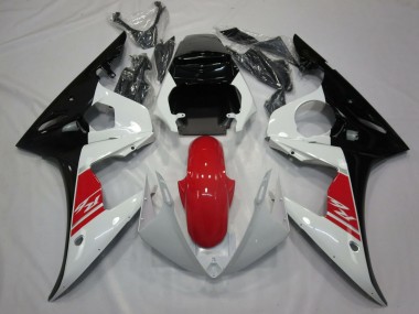 Affordable 2005 Yamaha R6 Motorcycle Fairing - White Red Black Australia