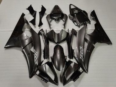 Affordable 2008-2016 Yamaha R6 Motorcycle Fairings - Glossy Black White Decals Australia
