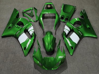Affordable 1998-2002 Yamaha R6 Motorcycle Fairing - Green White Australia