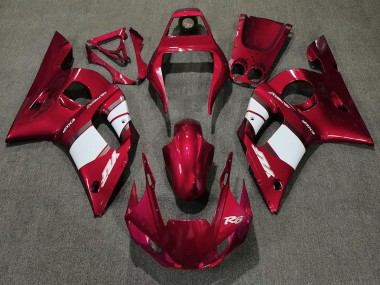 Affordable 1998-2002 Yamaha R6 Motorcycle Fairing - Red White Australia