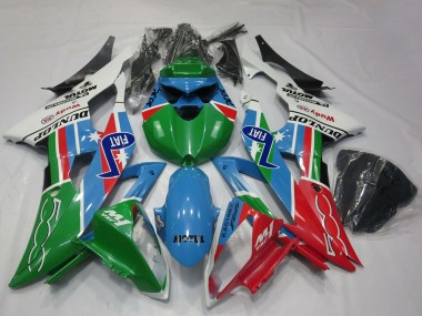 Affordable 2008-2016 Yamaha R6 Motorcycle Fairings - White Light Blue Green Red Fiat Dunlop Michelin Motul Australia
