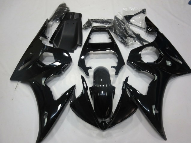 2005 Yamaha R6 Motorcycle Fairings - Glossy Black Australia