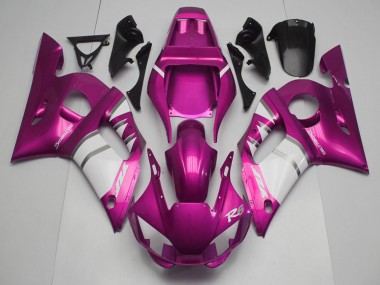 Affordable 1998-2002 Yamaha R6 Motorcycle Fairings - Pink White Australia